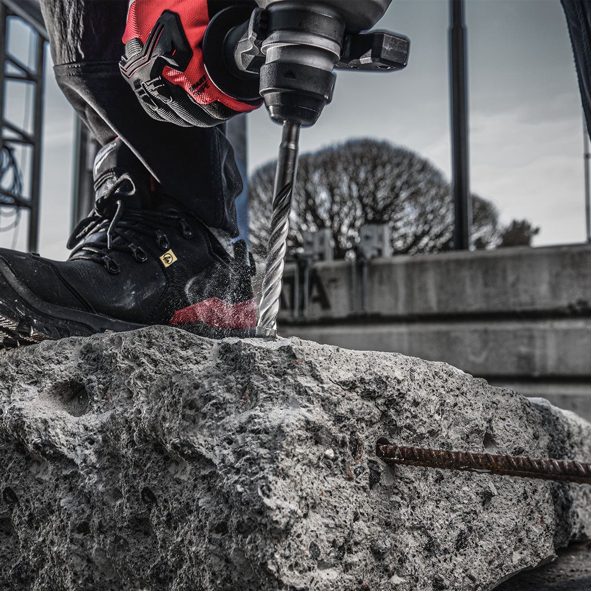 Milwaukee 5 Piece SDS+ MX4 Drill Bit Set 4932500063