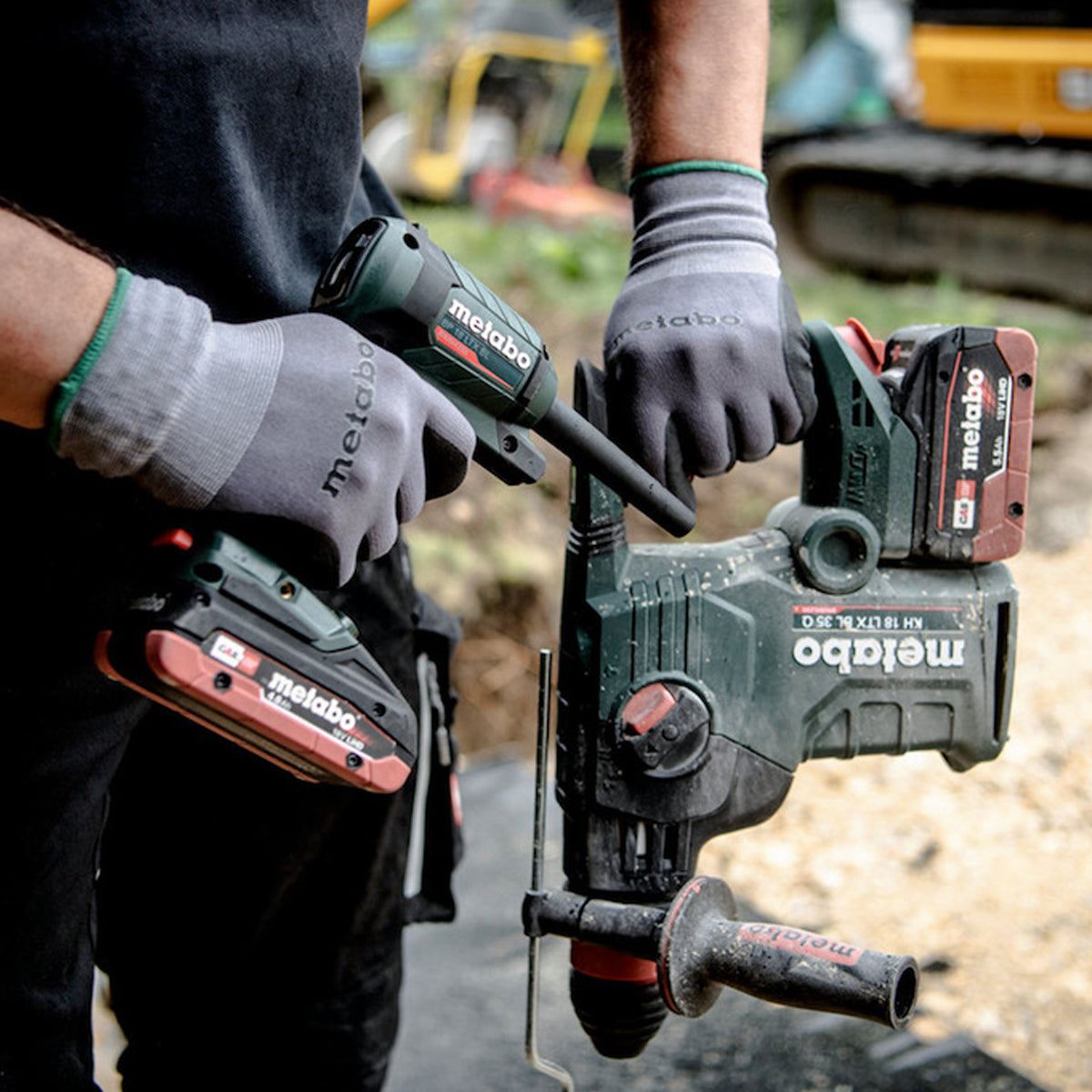 Metabo BP 18 LTX BL 18V Brushless Blower with 1 x 4.0Ah Battery Charger & Bag