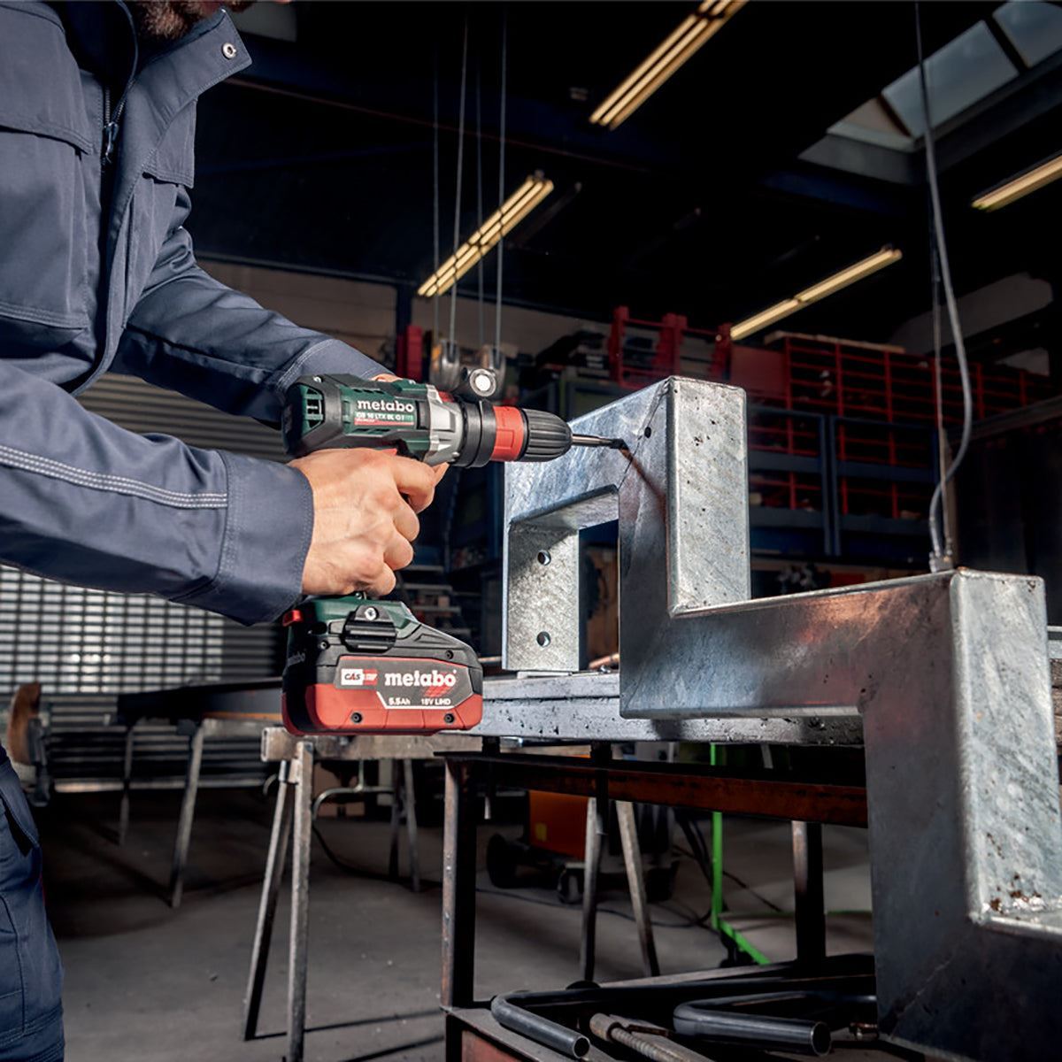 Metabo GB 18 LTX BL Q I 18V Brushless Tapper Drill Driver with 1 x 8.0 Ah Battery Charger & Metabox