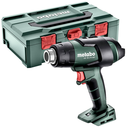 Metabo HG 18 LTX 500 18V Cordless Heat Gun with 1 x 5.2Ah Battery Charger & Metabox