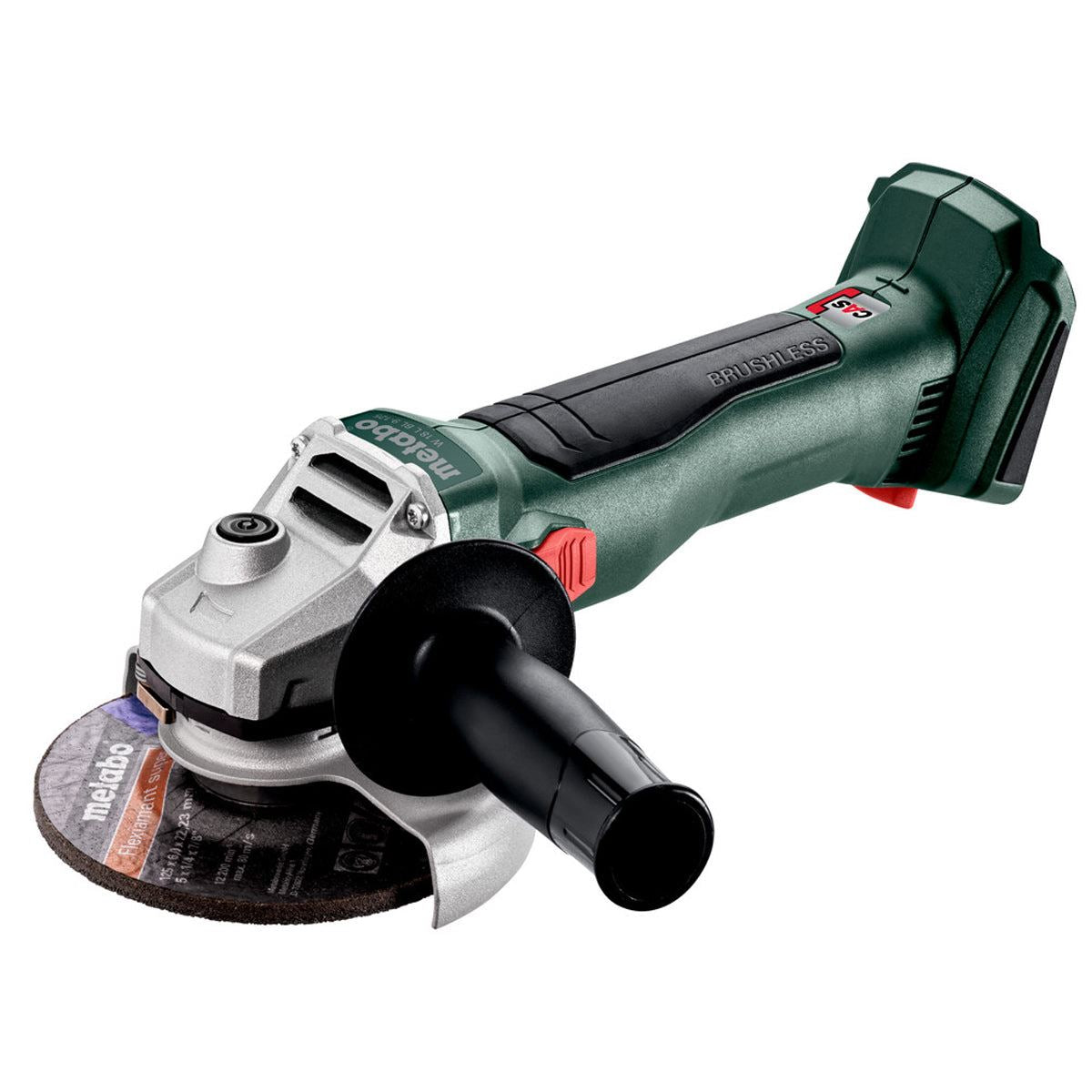 Metabo W 18 L BL 9-125 18V Brushless 125mm Angle Grinder with 1 x 4.0Ah Battery & Charger