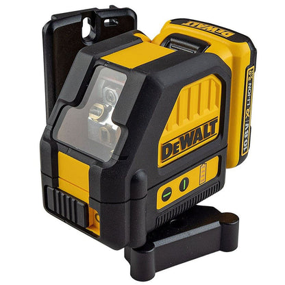 Dewalt DCE088D1G 12V Self-Levelling Green Cross Line Laser & 2.0Ah Battery Charger with Extendable Tripod