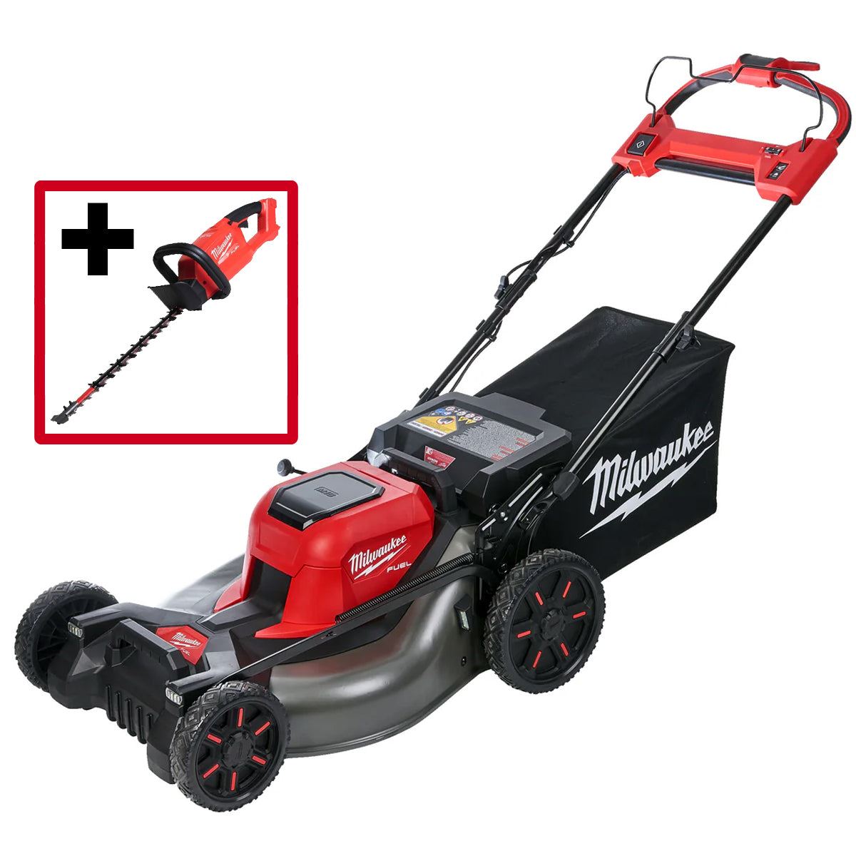 Milwaukee M18F2LM53-0 36V FUEL Brushless 53cm Self Propelled Lawn Mower with 2 x 6.0Ah Battery & Charger