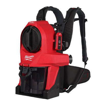 Milwaukee M18FBPV2-0 18V M18 Brushless Backpack Vacuum with 1 x 5.5Ah Battery & Charger