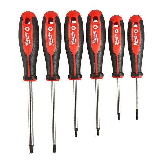 Milwaukee 6 Piece Tri-Lobe Torx Screwdriver Set 4932471809