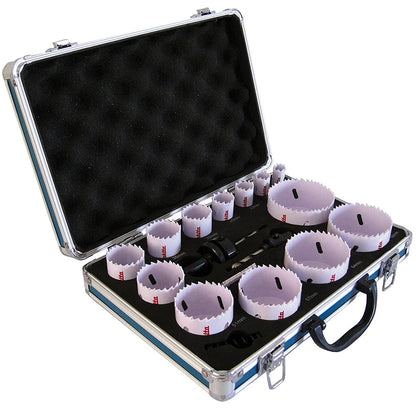 Makita D-47307 Universal Hole Saw Aluminium Kit Set Of 16 Piece