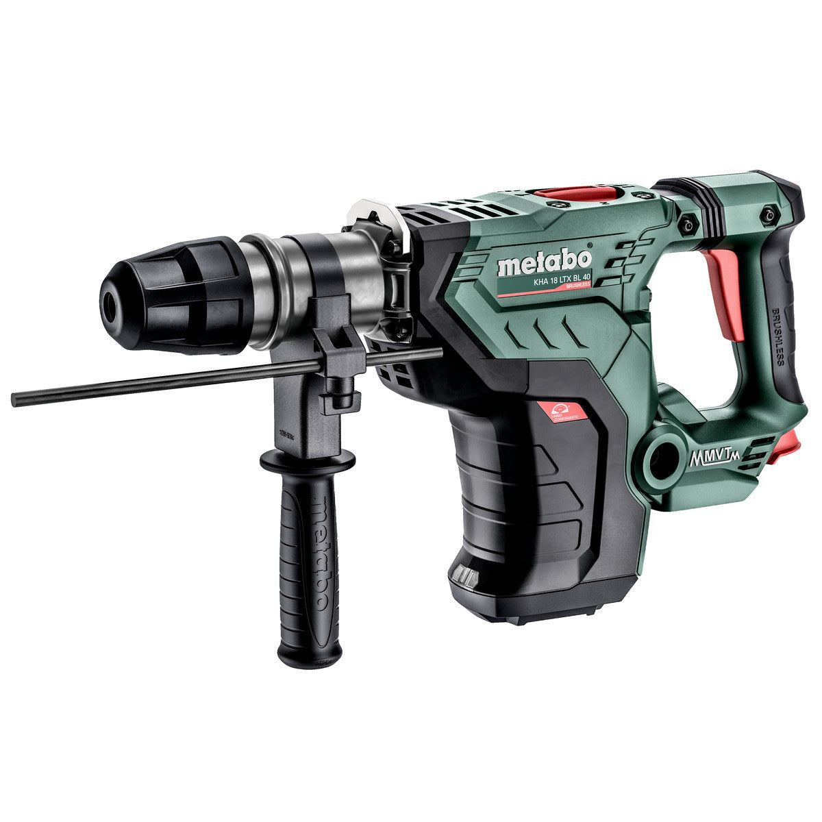 Metabo KHA 18 LTX BL 40 18V Brushless SDS-Max Combination Hammer Drill with 1 x 2.0Ah Battery Charger & Case