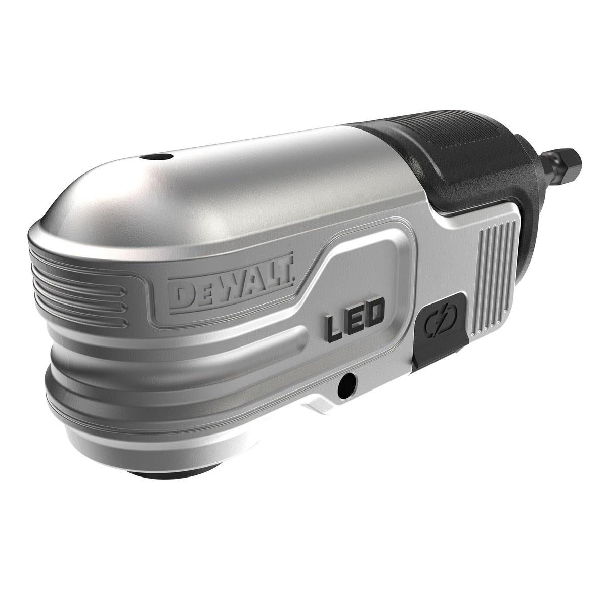 Dewalt DTLRA-QZ 1/4" Hex Impact Right Angle Attachment with LED Light