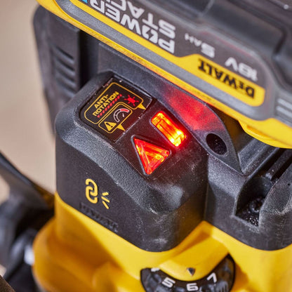 Dewalt DCW620NT 18V XR Brushless 1/2" Plunge Router with 1 x 6.0Ah Battery Charger & Case