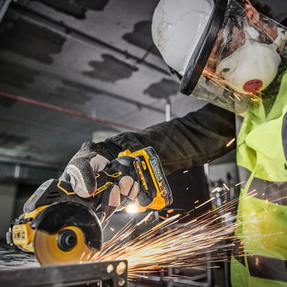 Dewalt DCS438NT 18V XR Brushless 76mm Cut Off Saw with 1 x 6.0Ah Battery Charger & Case