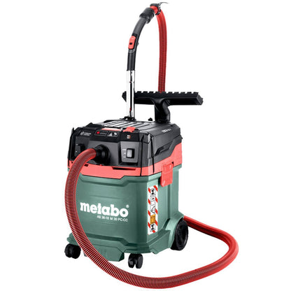 Metabo AS 36-18 M 30 PC-CC 18V M-Class Vacuum Cleaner with 1 x 8.0Ah Battery & Charger