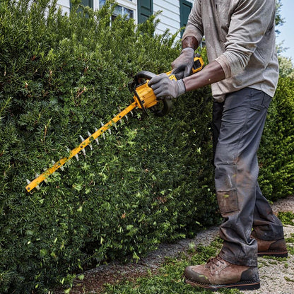 Dewalt DCMHT573N-XJ 54V XR FlexVolt Brushless Hedge Trimmer with 1 x 9.0Ah Battery & Charger