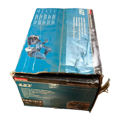 Makita DPB181Z 18V Portable Bandsaw Body Only Item Condition Damaged Box