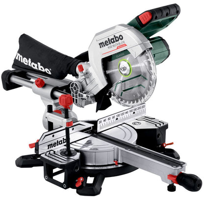 Metabo KGS 18 LTX BL 216 18V 216mm Brushless Mitre Saw with 1 x 8.0Ah Battery & Charger