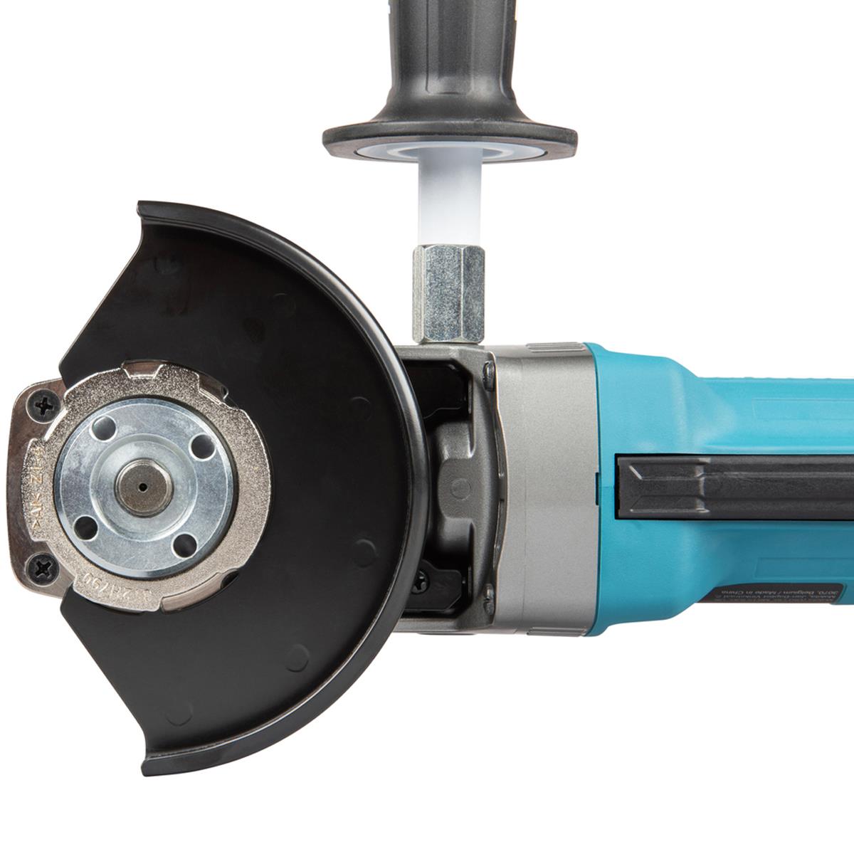 Makita GA056GZ01 40V Max XGT 125mm Brushless Flat-head Angle Grinder Body Only With Makpac Case