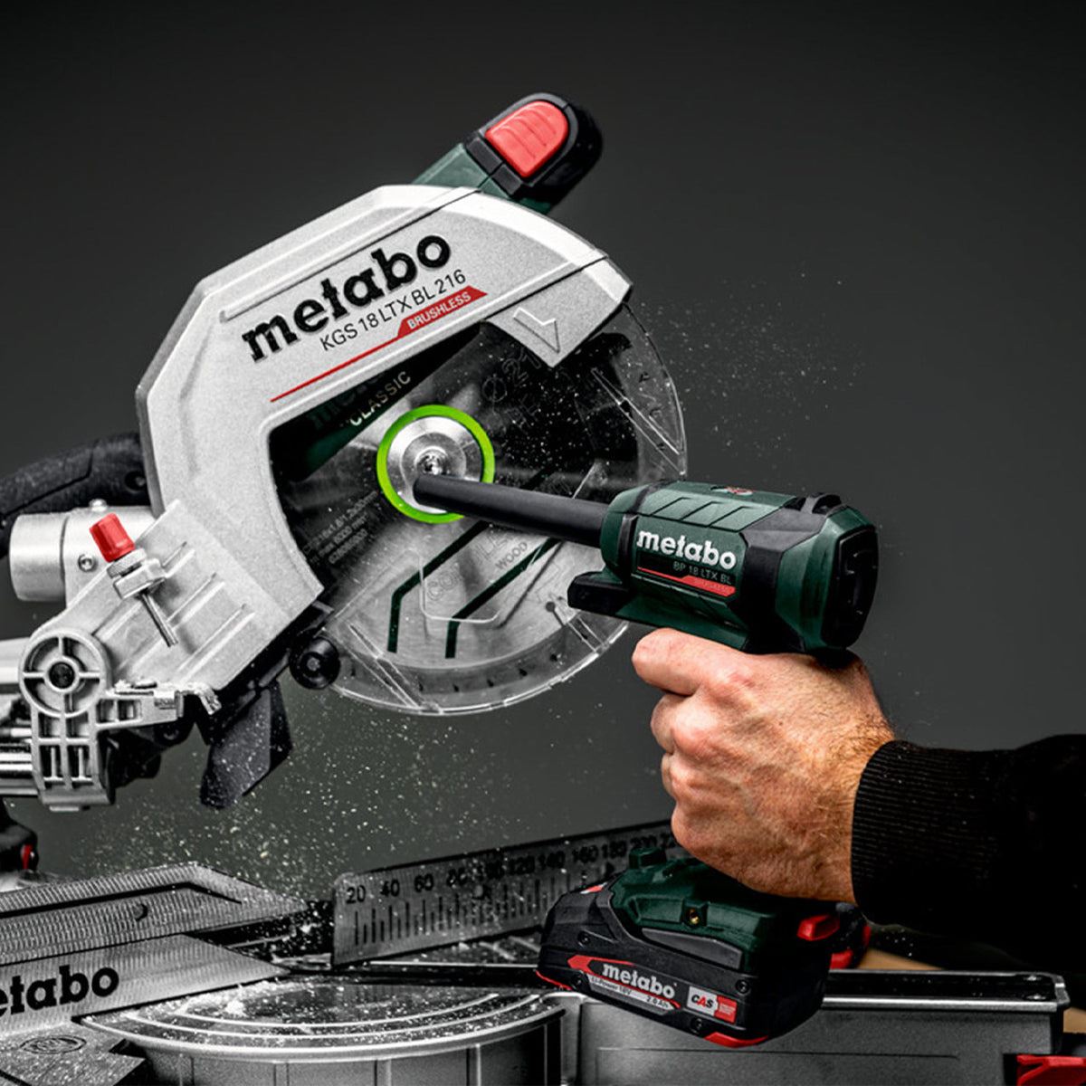 Metabo BP 18 LTX BL 18V Brushless Blower with 1 x 5.2Ah Battery & Charger