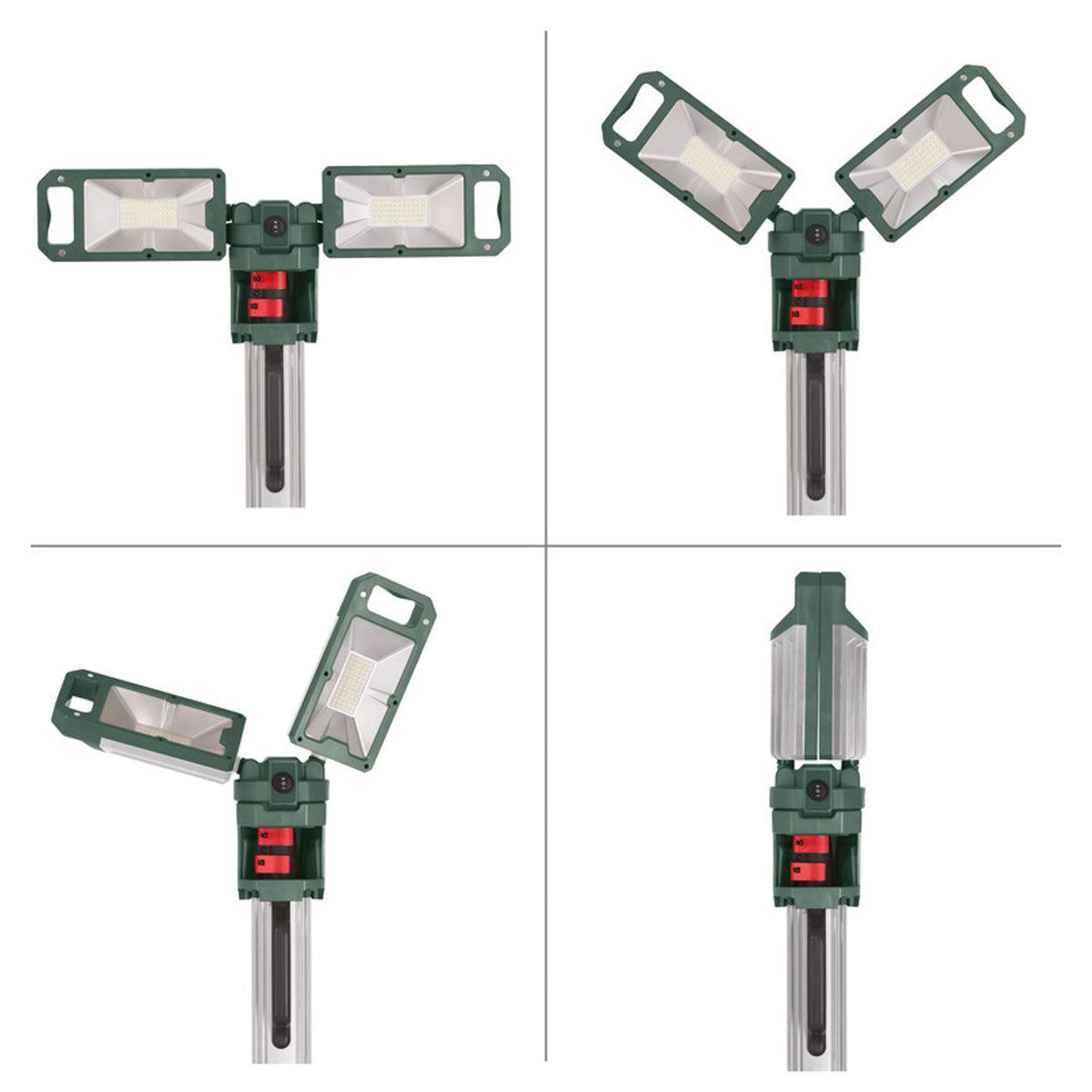 Metabo BSA 18 LED 5000 DUO-S 18V Tripod Site Light with 1 x 4.0Ah Battery & Charger
