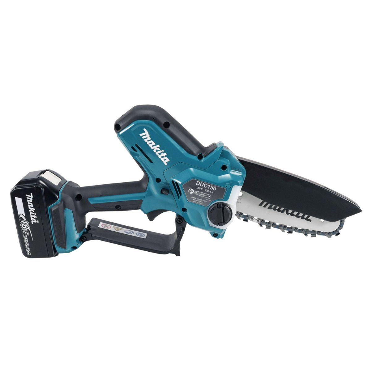 Makita DUC150RT 18V LXT Brushless 150mm Pruning Saw With 1 x 5.0Ah Battery & Charger