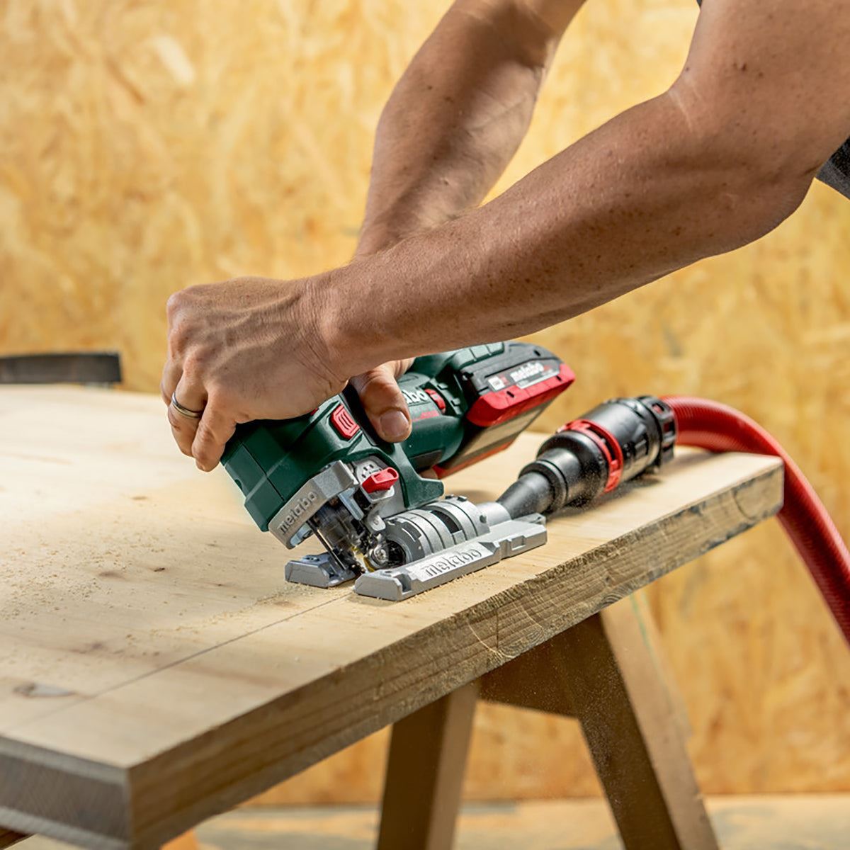 Metabo STA 18 LTX 150 BL 18V Brushless Body Grip Jigsaw with 1 x 8.0Ah Battery Charger & Metabox