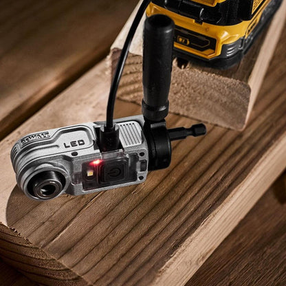 Dewalt DTLRA-QZ 1/4" Hex Impact Right Angle Attachment with LED Light