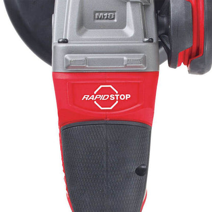 Milwaukee M18ONEFSAG115XPDB-0 18V Fuel One-Key Brushless 115mm Angle Grinder with 1 x 5.0Ah Battery & Charger