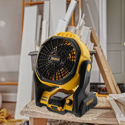 Dewalt DCE512N 18V XR Cordless Jobsite Fan with 1 x 9.0Ah Battery & Charger