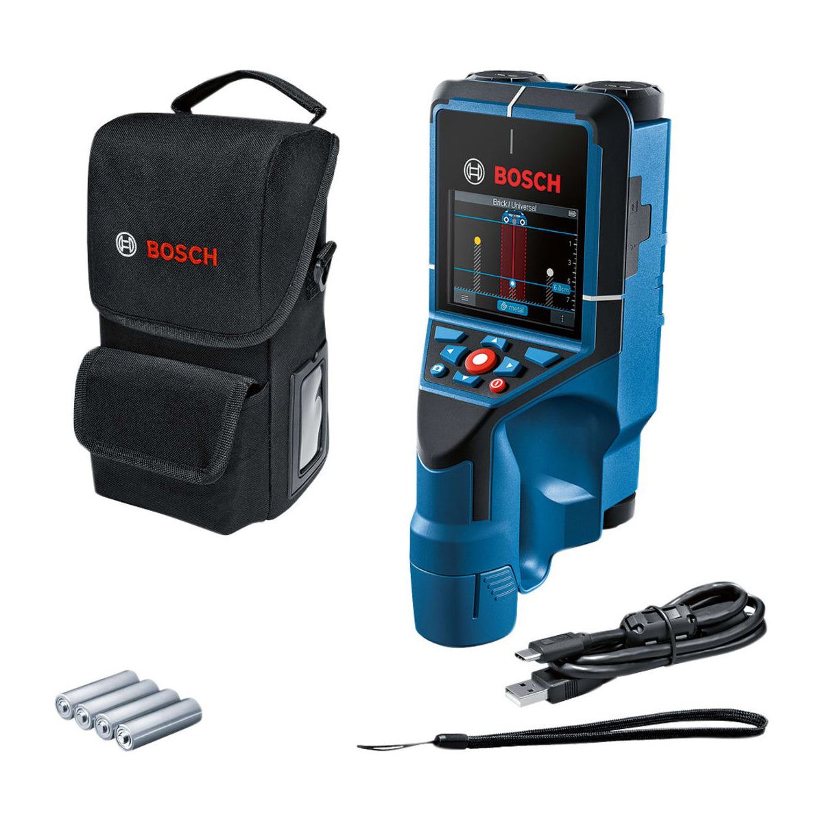 Bosch D-TECT 200 C Professional Wall Scanner with Battery Adaptor 0601081600