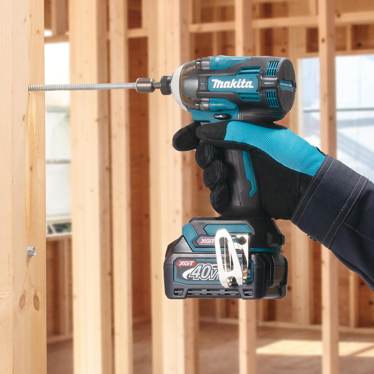 Makita TD004GZ01 40V Max XGT Brushless 1/4" Impact Driver Body Only With Makpac Case