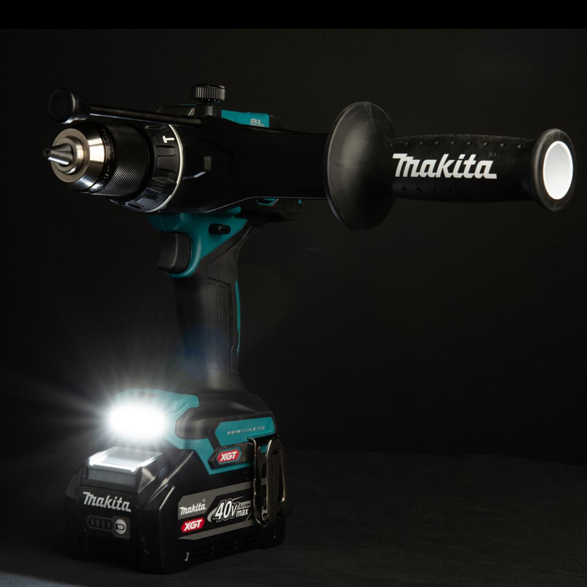 Makita HP003GZ01 40V Max XGT Brushless Combi Drill with 1 x 4.0Ah Battery Charger & Case