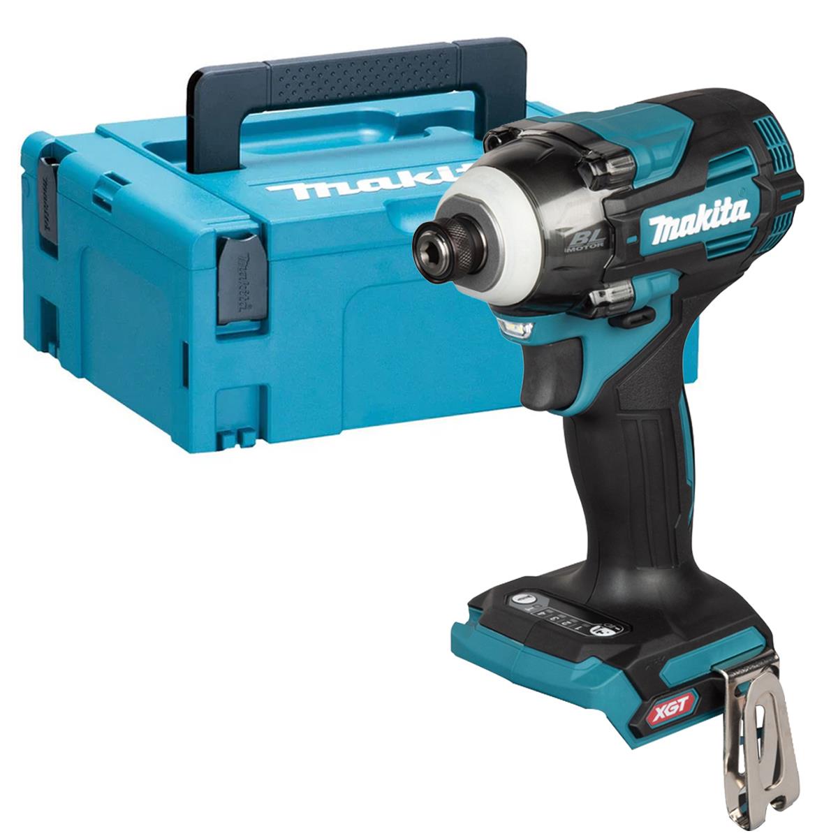 Makita TD004GZ01 40V Max XGT Brushless Impact Driver with 1 x 4.0Ah Battery Charger & Case