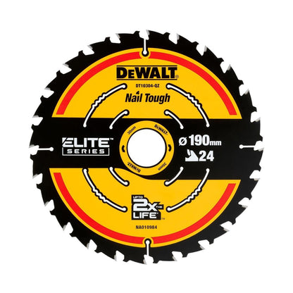 DeWalt DT10304-QZ 190mm 24T Extreme Framing Circular Saw Blade