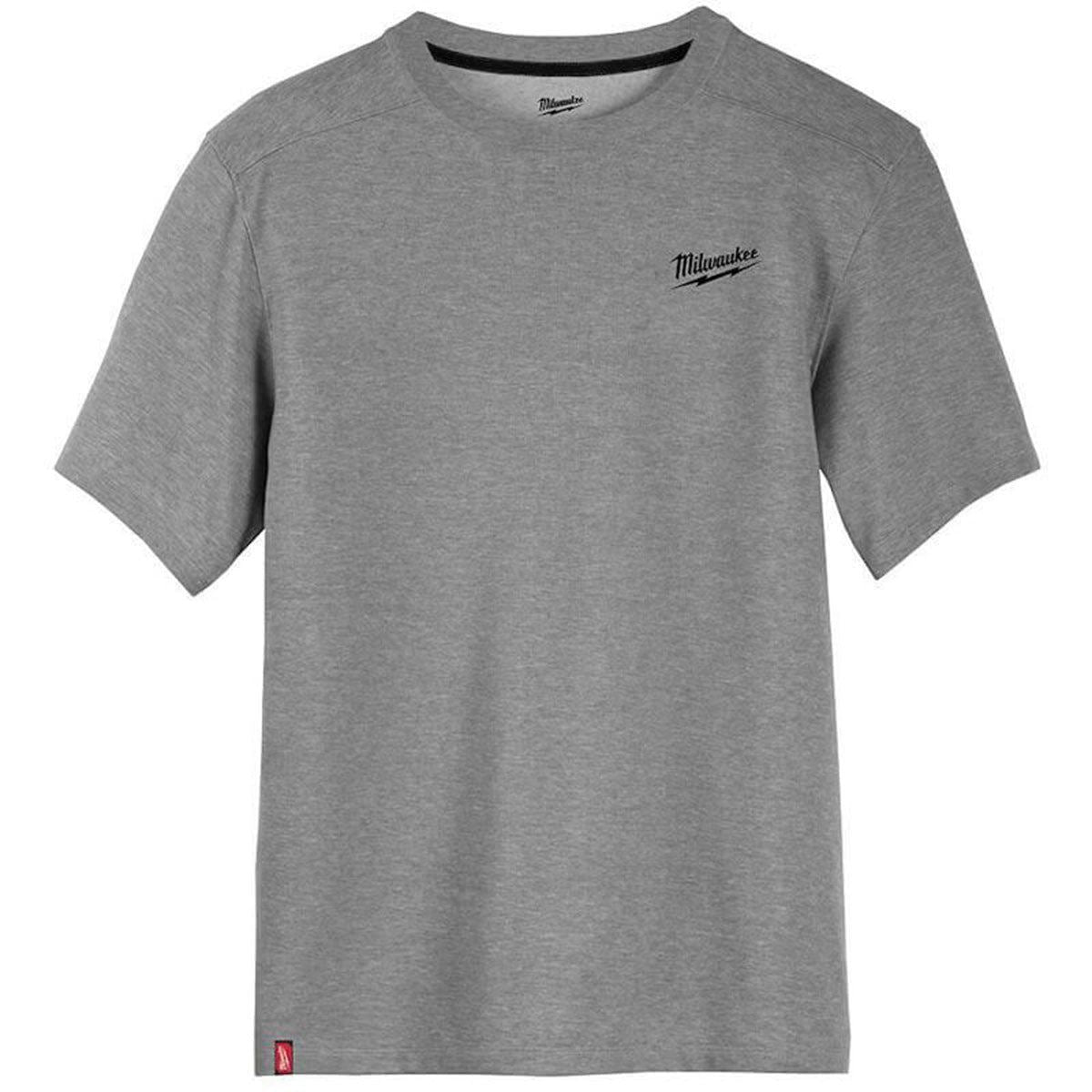 Milwaukee Grey Hybrid Short Sleeve T-Shirt - XL 4932492971