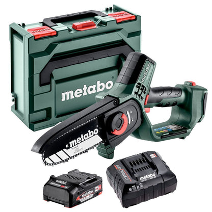 Metabo MS 18 LTX 15 18V 150mm Pruning Saw with 1 x 2.0Ah Battery Charger & Metabox