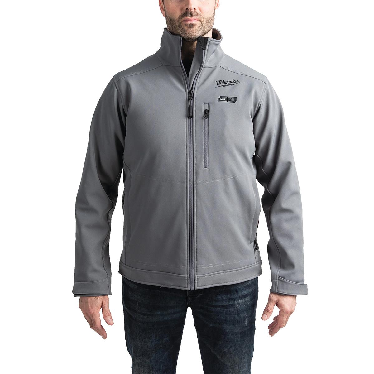 Milwaukee M12HJGREY5-0 M12 12V Heated Work Jacket Grey Size - XXL 4933478976