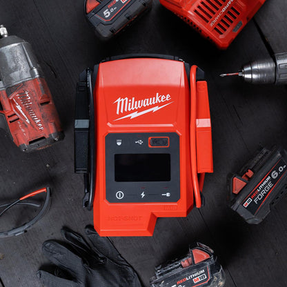 Milwaukee M18JS2000-0 18V Jump Starter with 1 x 5.0Ah Battery & Charger