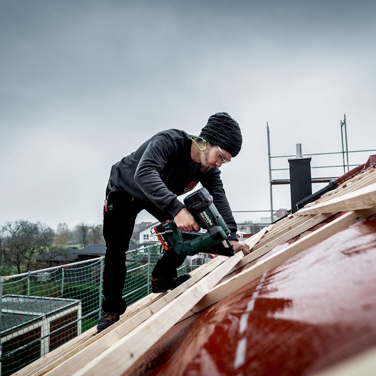 Metabo NFR 18 LTX 90 BL 18V Brushless First Fix Framing Nailer Body Only & Metabox 612090840