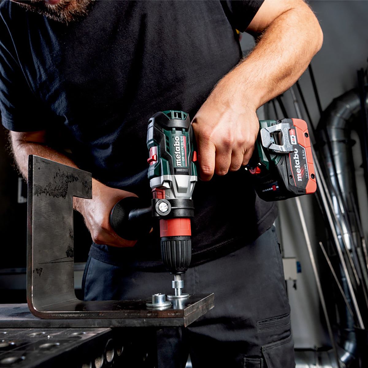 Metabo GB 18 LTX BL Q I 18V Brushless Tapper Drill Driver with 1 x 2.0Ah Battery Charger & Metabox