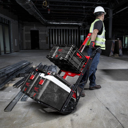 Milwaukee Packout 2 Wheeled Cart with Crate, Divider & XL Tool Box
