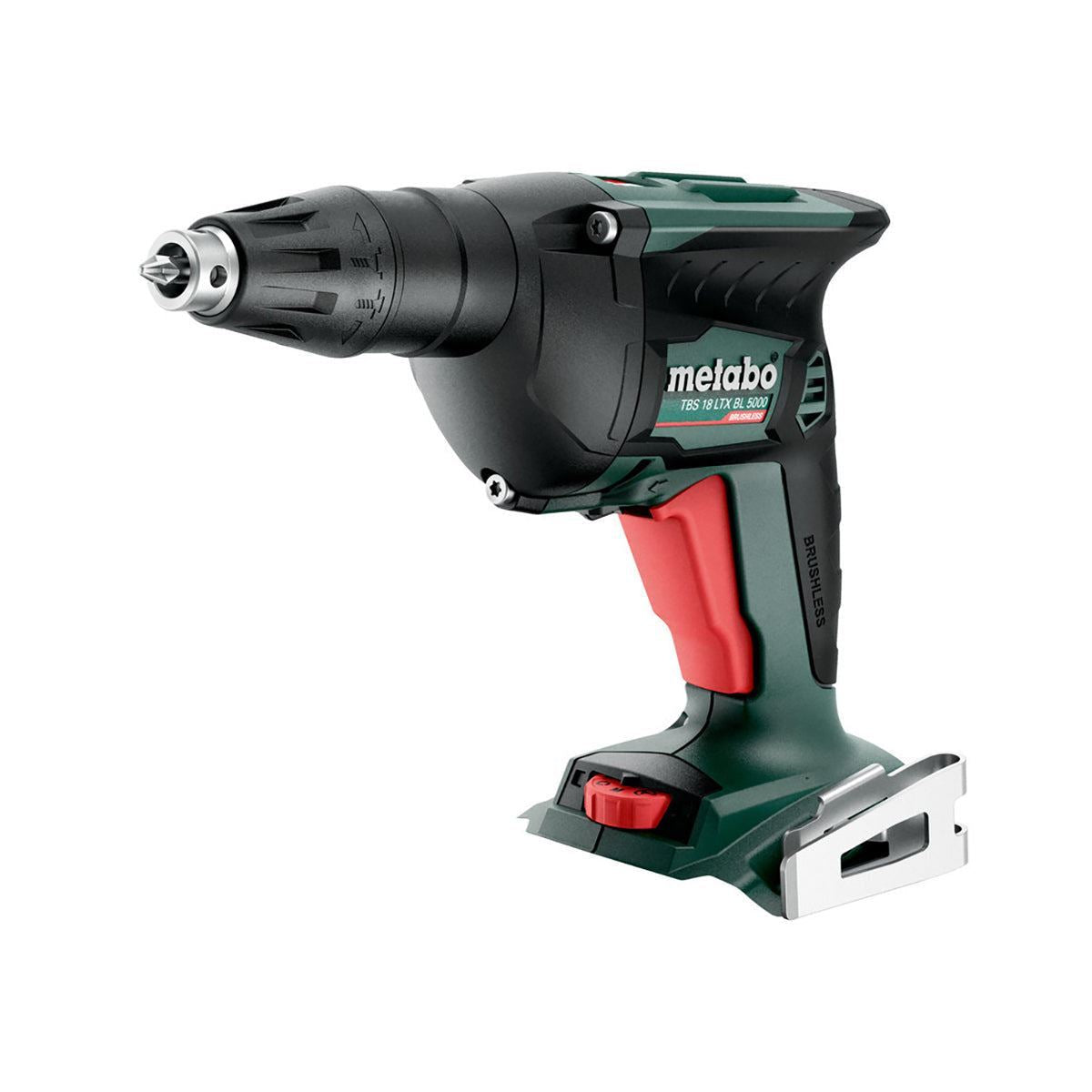 Metabo TBS 18 LTX BL 5000 18V Brushless Drywall Screwdriver with 1 x 8.0Ah Battery Charger & Metabox