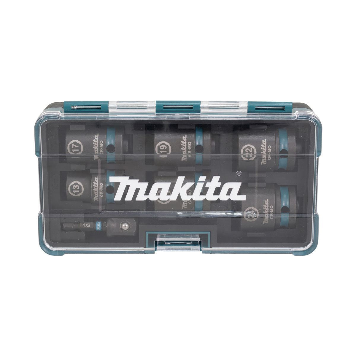 Makita E-16592 1/2" Square Drive Black Impact Socket Set Of 7 Piece