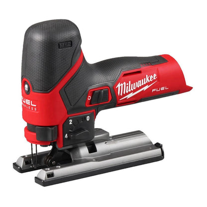 Milwaukee M12FJS-422X 12V FUEL Brushless Jigsaw with 4.0Ah/2.0Ah Batteries Charger & Case 4933493349