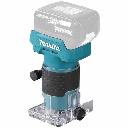 Makita DRT52Z 18V LXT Brushless 1/4" Router Trimmer with 1 x 3.0Ah Battery & Charger