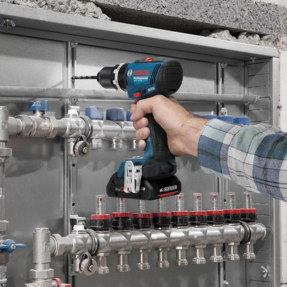 Bosch 0615A5008E 18V Brushless Combi Drill & Impact Driver/Wrench Twin Kit with 2 x 4.0Ah Battery, Charger & Case - Tool Supplier