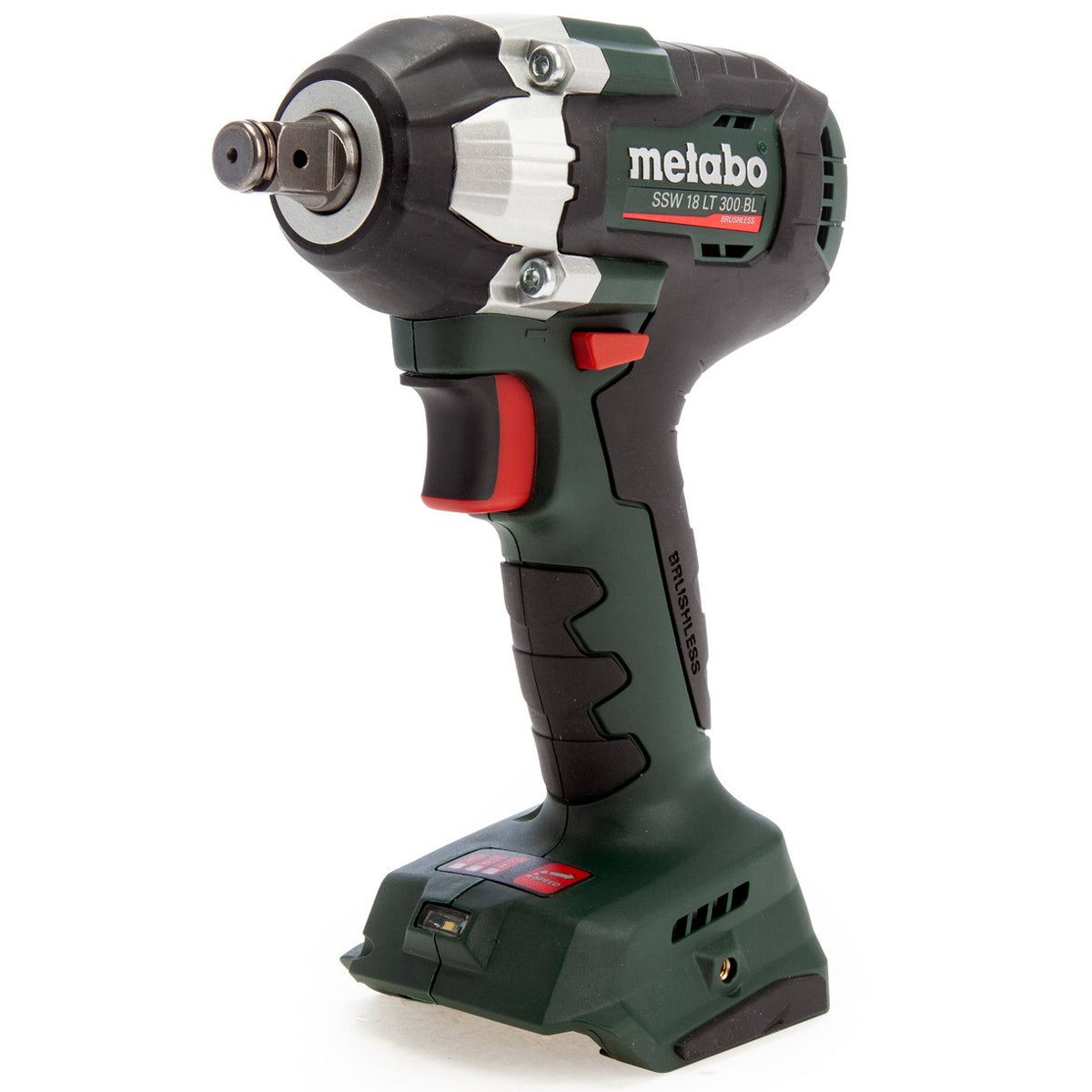 Metabo SSW 18 LT 300 BL 18V Brushless 1/2" Impact Wrench with 1 x 4.0Ah Battery Charger & Metabox