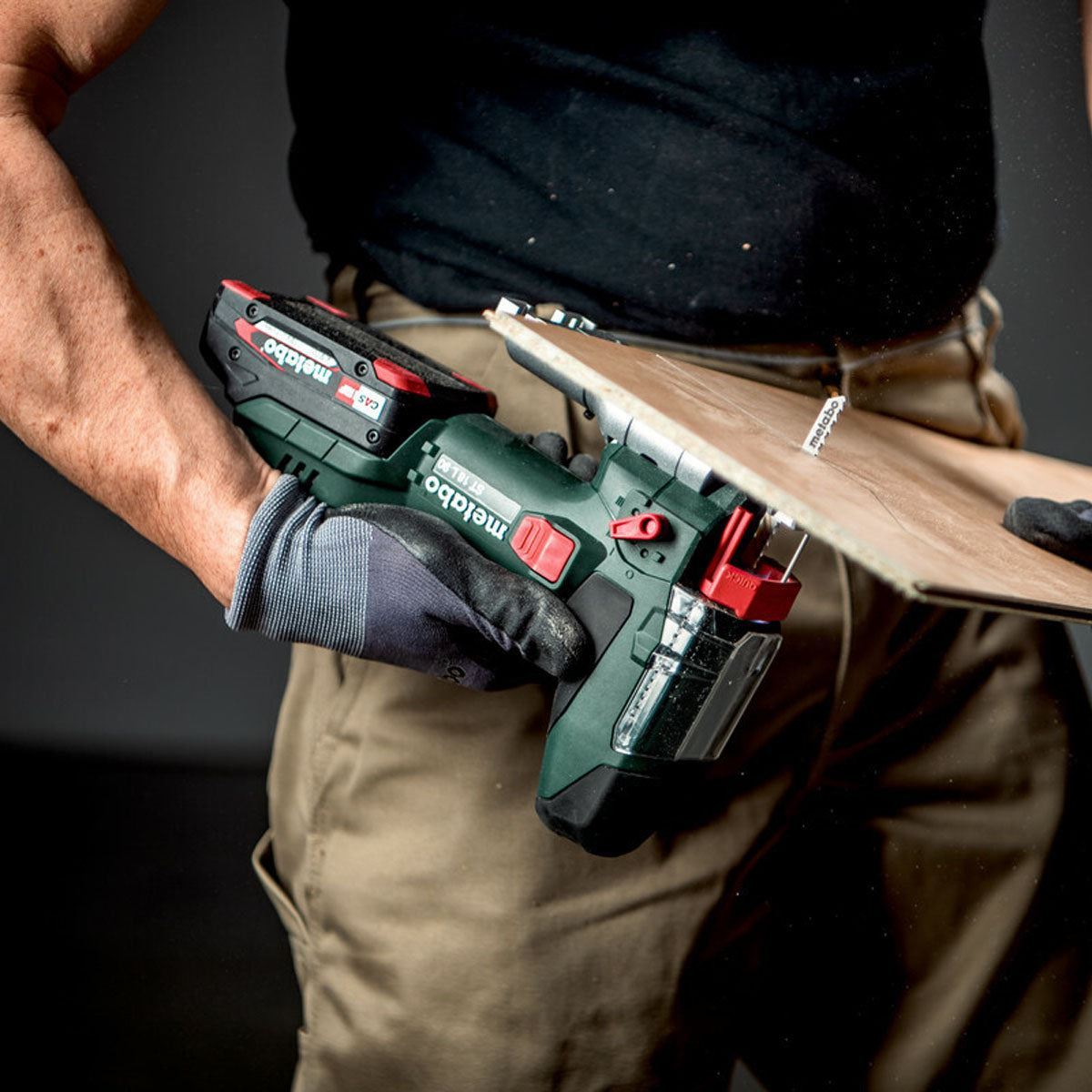 Metabo ST 18 L 90 18V Body Grip Jigsaw with 1 x 8.0Ah Battery & Charger