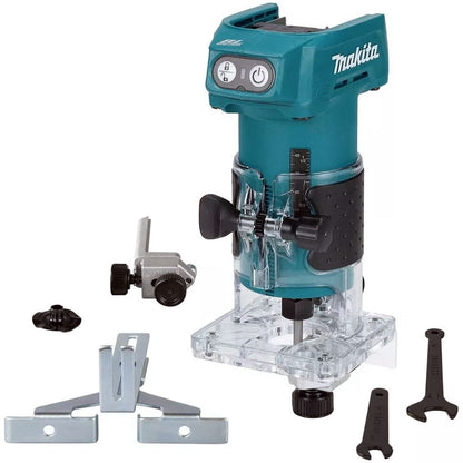 Makita DRT52Z 18V LXT Brushless 1/4" Router Trimmer with 1 x 6.0Ah Battery & Charger