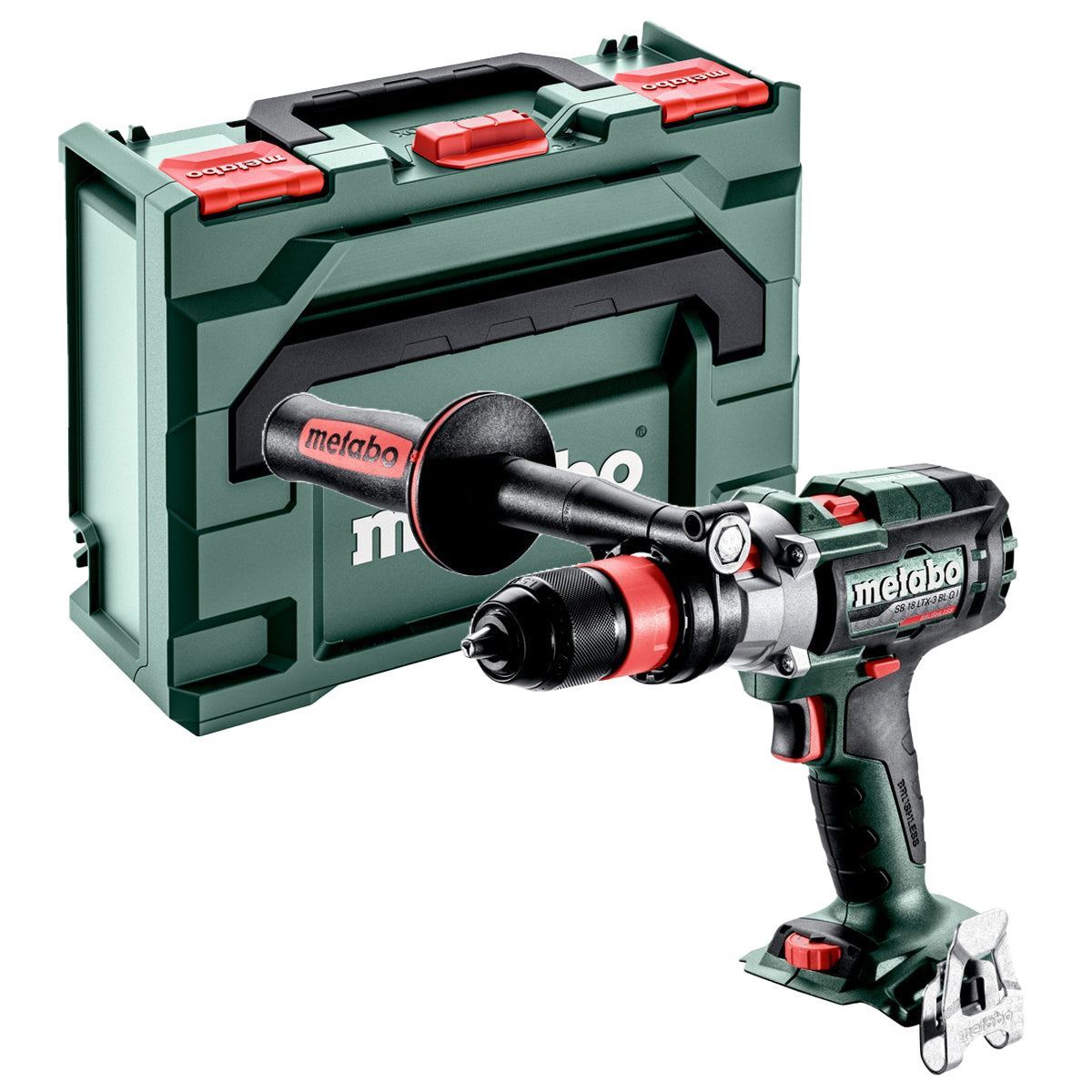Metabo SB 18 LTX-3 BL Q I 18V Brushless Combi Drill with 1 x 8.0Ah Battery Charger & Metabox