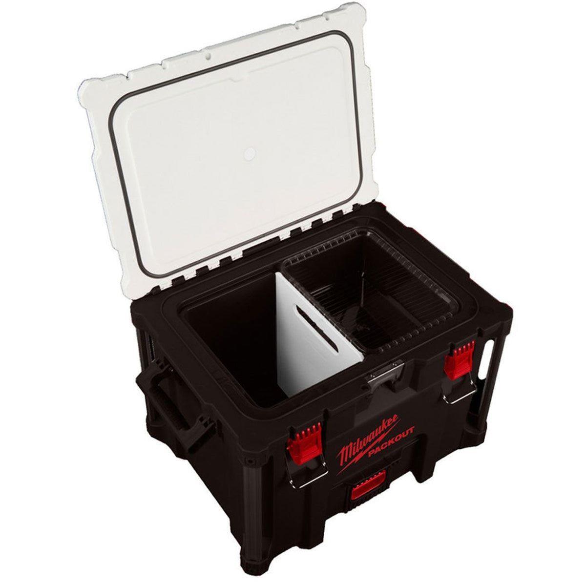 Milwaukee Packout Trolley Case With 22" Large Toolbox & 38L XL Cooler