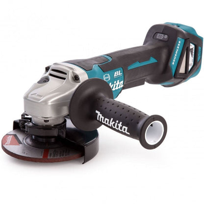 Makita DGA517Z 18V LXT Brushless 125mm Angle Grinder with 1 x 5.0Ah Battery & Charger