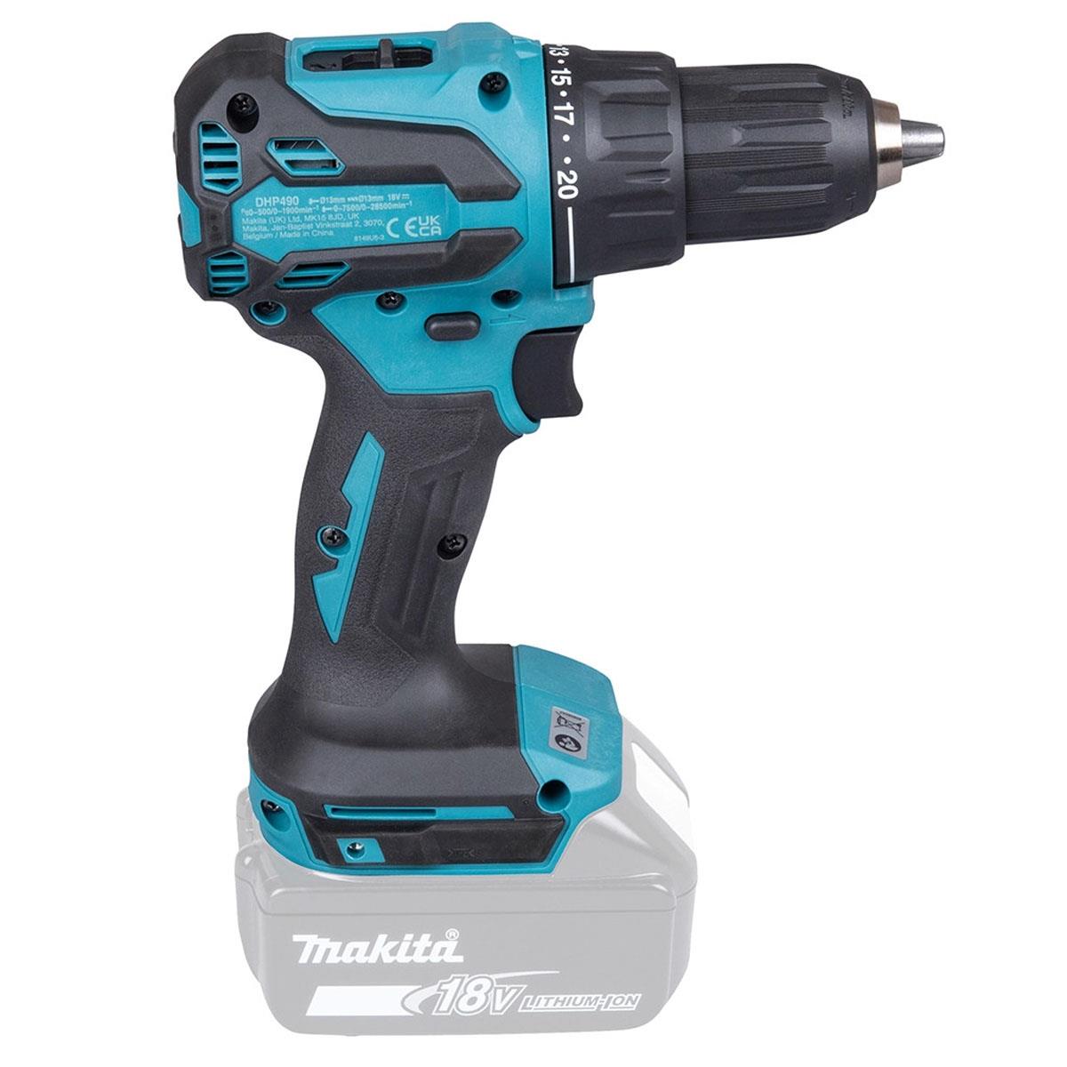Makita DHP490Z 18V LXT Li-Ion Brushless Combi Drill with 1 x 3.0Ah Battery & Charger